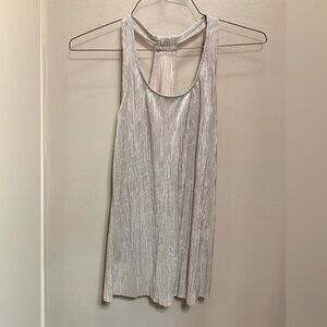 ⭐️NWOT The Limited 'Outback Red' Women's Tank Top Gold Shimmer Metallic⭐️